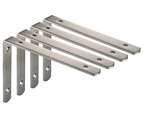 L Shaped Stainless Steel Heavy Duty Metal Floating Brackets for 